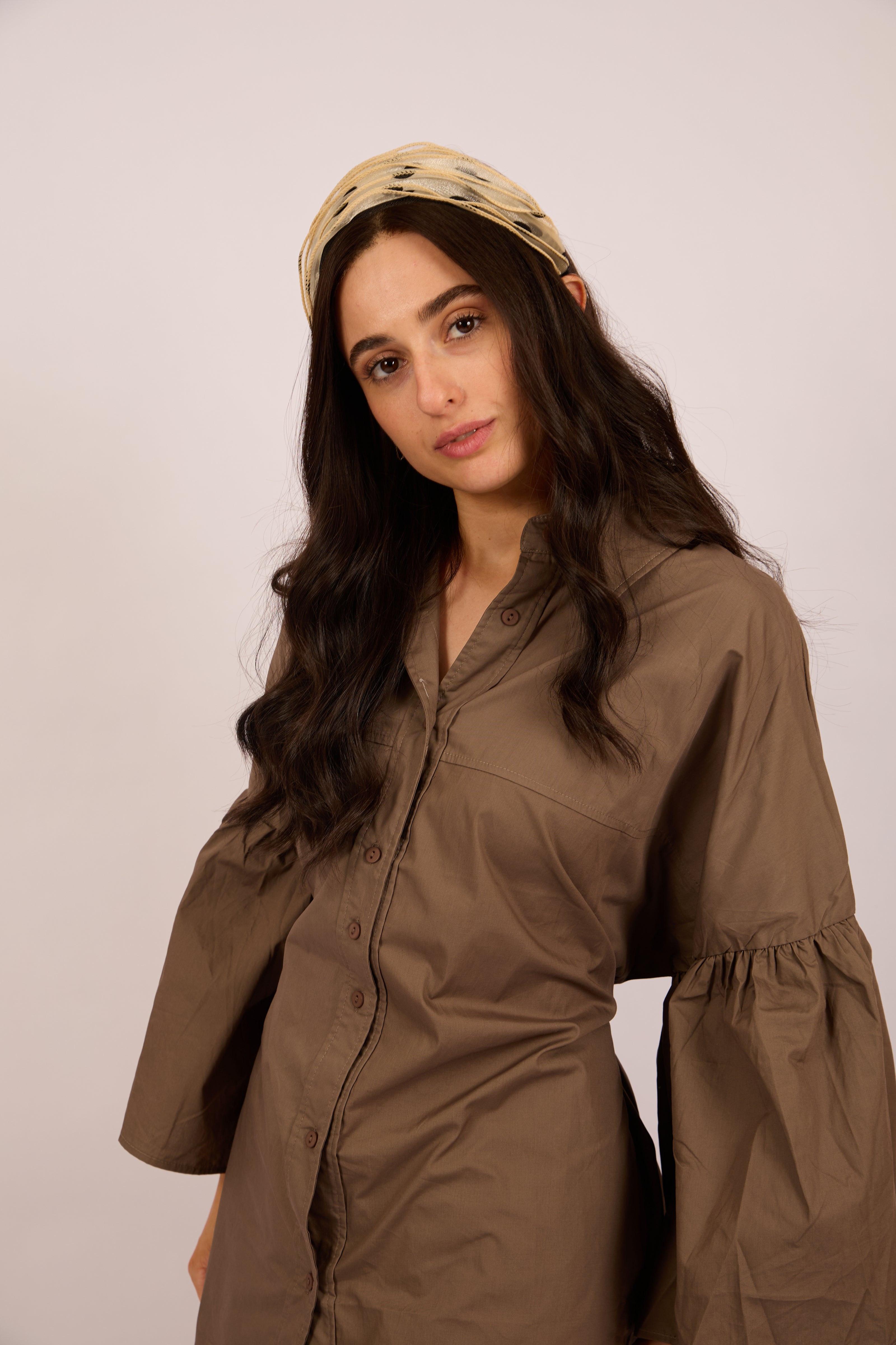 Missa Cotton Set – Brown & Navy Blue