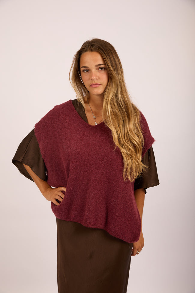 Emma Soft Knit Sleeveless Sweater