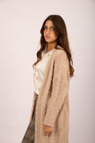 Lydie Chunky Knit Cardigan – Natural Beige