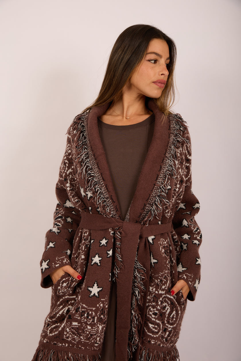 Nora Knit Belted Cardigan