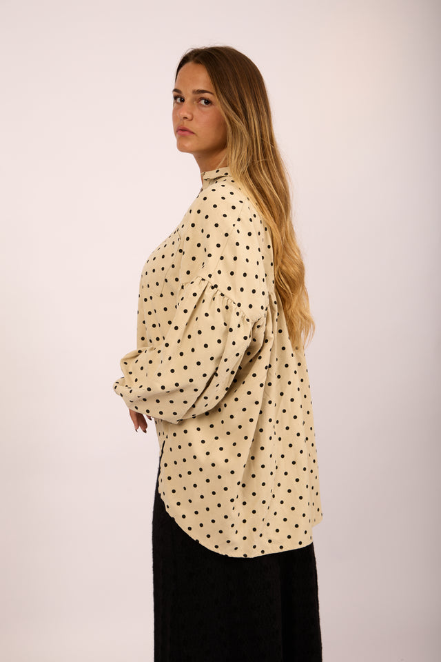 Emma Oversized Polka Dot Shirt