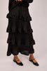 Karla Black Pleated Tiered Midi Skirt
