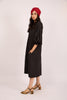 Victoria Black Oversized Shirt Dress