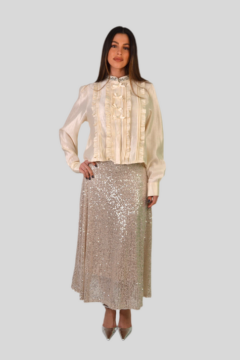 SOPHIE Sequin midi skirt