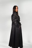 ELISE Pleated maxi skirt
