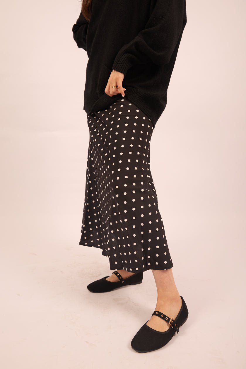 Mina Polka Dot Skirt