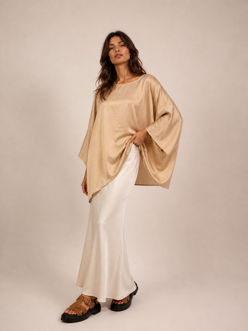 Celia Satin Blouse