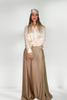 Maly Satin Maxi Skirt