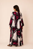 Reina Satin Kaftan Dress