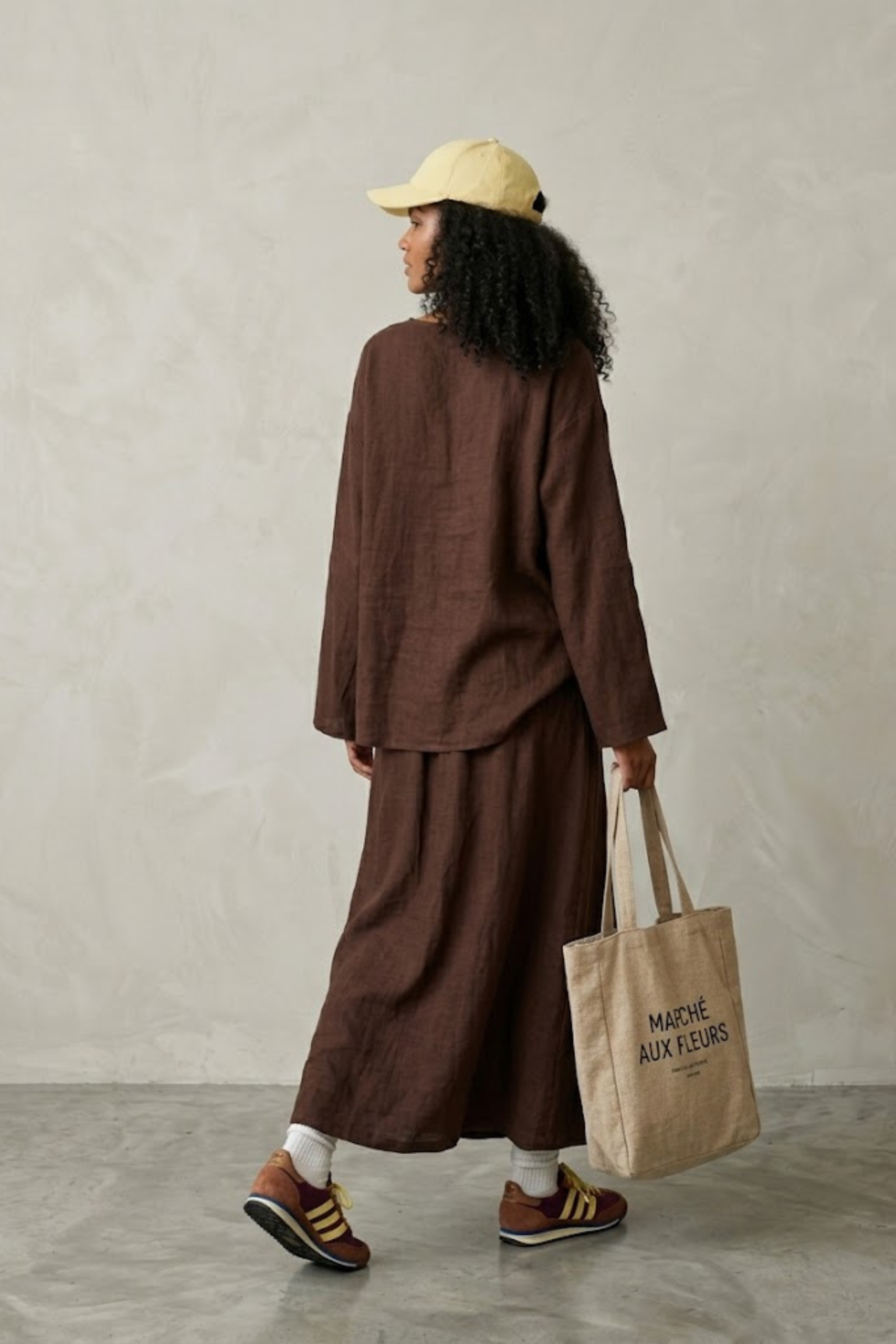 Savana Relaxed Set – Chocolate & Sky Blue
