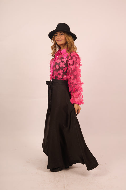 Alice Floral Organza Blouse