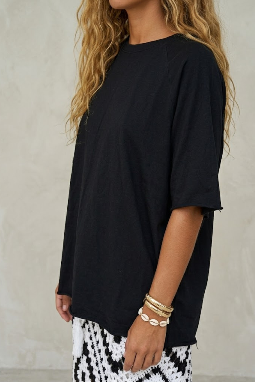 Maya Oversize Cotton Tee