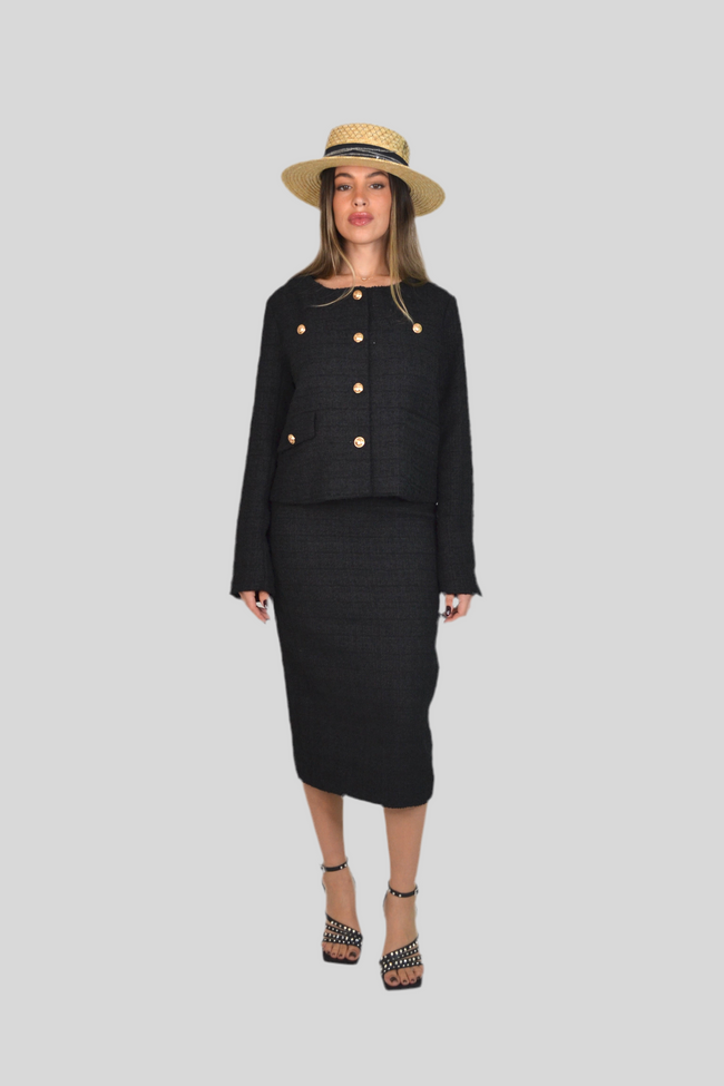 EMMA Tweed suit set skirt & jacket