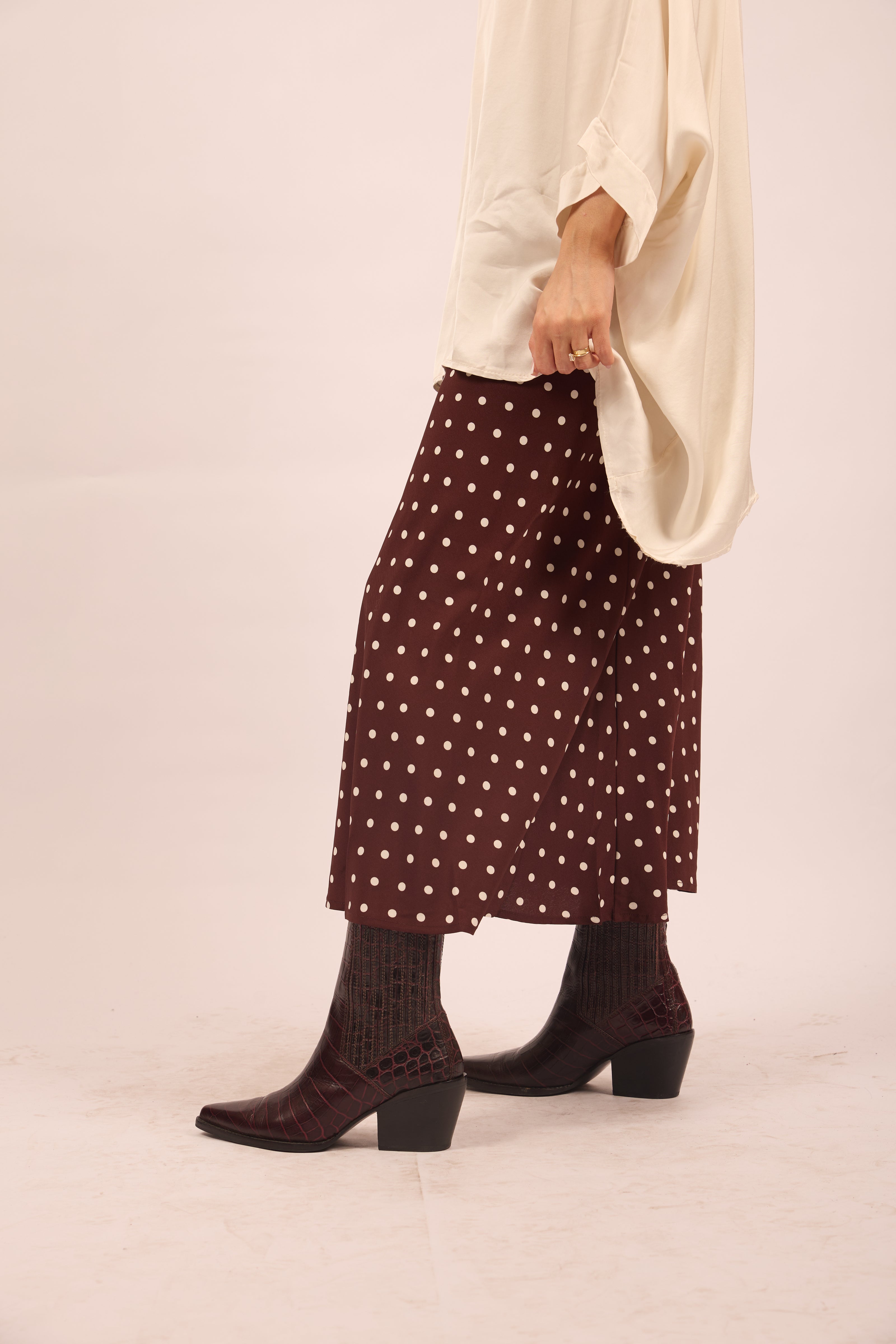 Mina Polka Dot Skirt