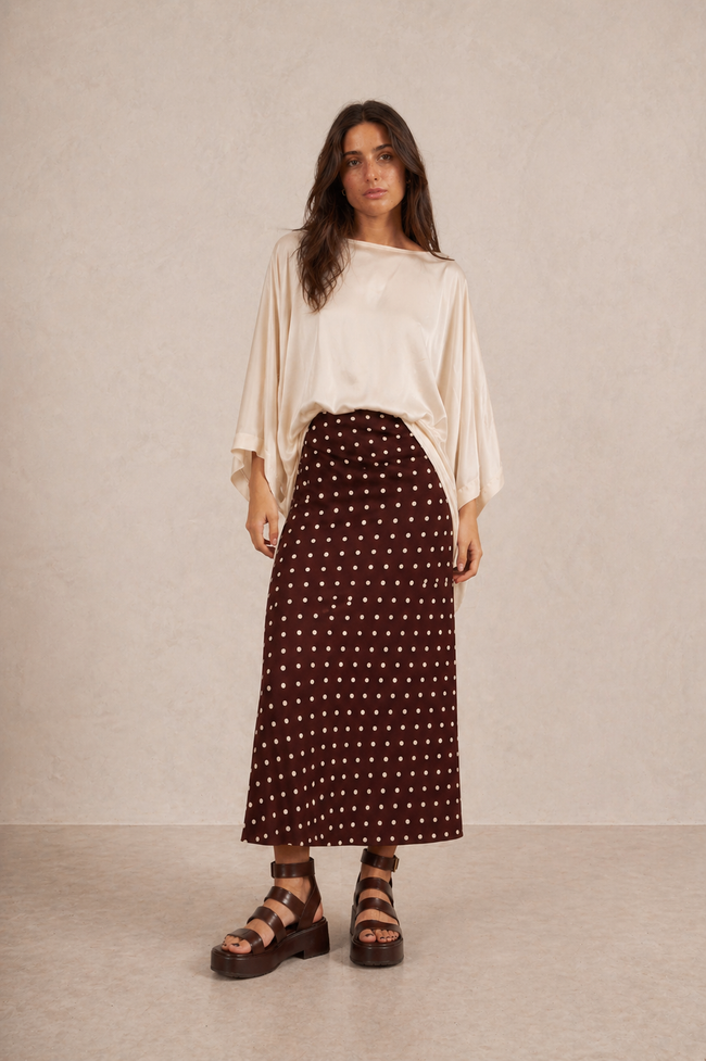 Mina Polka Dot Skirt