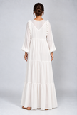 Solène Ruffle Trim Maxi Dress