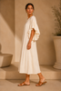 Fallone Ruffle Sleeve Dress
