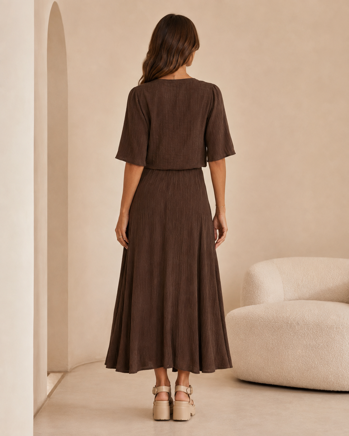 Nélia Ruffle Wrap Skirt