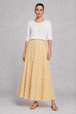 Brenda Gingham Maxi Skirt