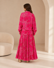 Camélia Paisley Maxi Skirt