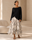 Victoire Handkerchief Hem Skirt