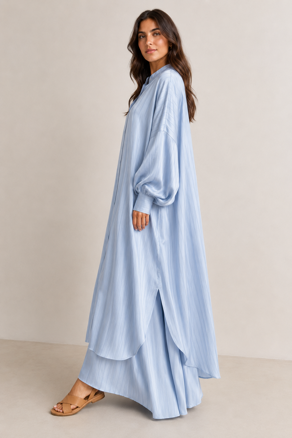 Céleste Striped Tunic & Skirt Set