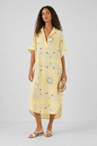 Lev Bandana Print Midi Shirt Dress