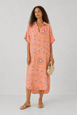 Lev Bandana Print Midi Shirt Dress