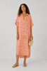 Lev Bandana Print Midi Shirt Dress