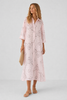 Johanna Paisley Print Shirt Midi Dress