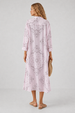 Johanna Paisley Print Shirt Midi Dress