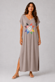 Maeva La Dolce Vida Star Print Maxi Dress