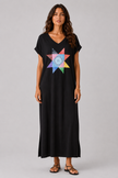 Maeva La Dolce Vida Star Print Maxi Dress
