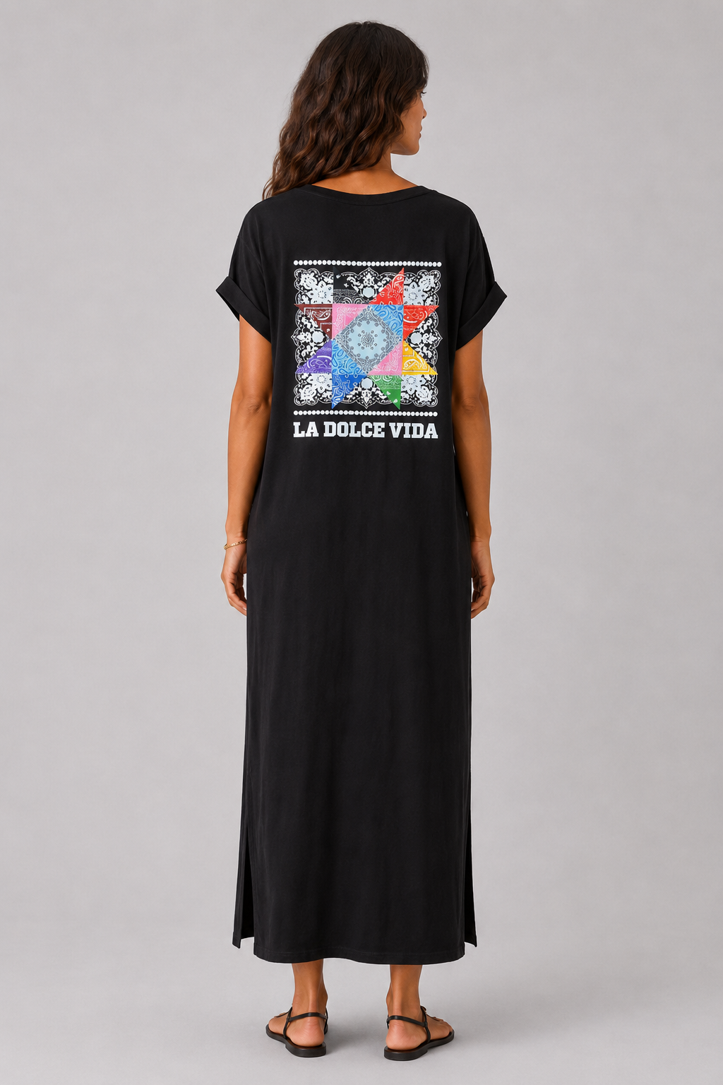 Maeva La Dolce Vida Star Print Maxi Dress