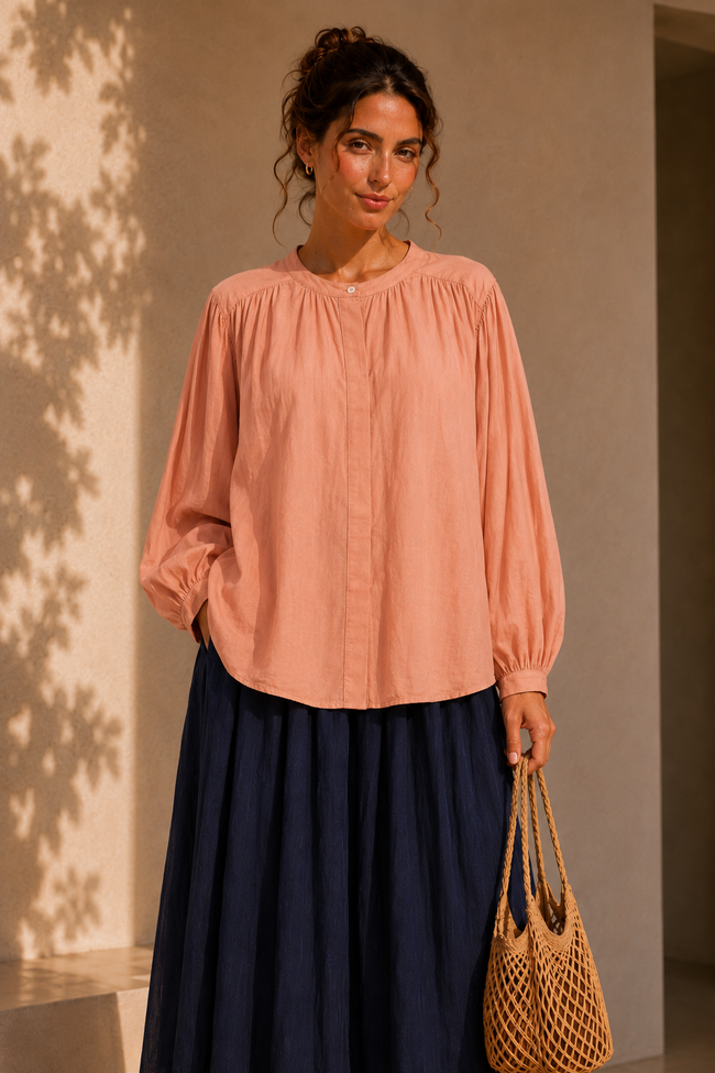 Vero Oversized Cotton Blouse