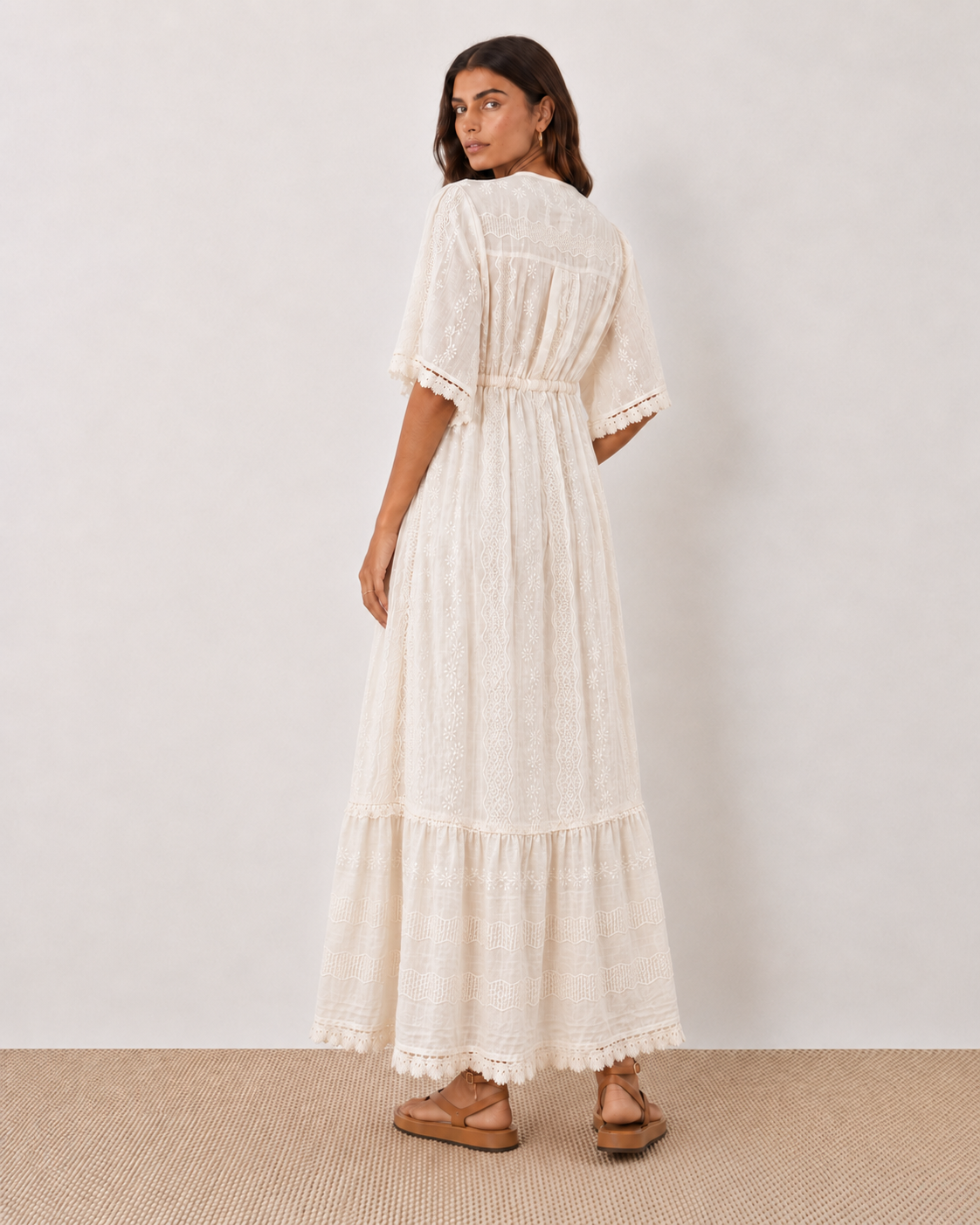 Anaïs Embroidered Boho Dress