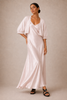 Capucine Satin Slip & Cardigan Set