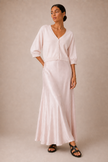 Capucine Satin Slip & Cardigan Set