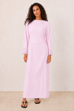 Camille Lace-Cuff Maxi Dress
