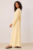 Camille Lace-Cuff Maxi Dress