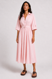 Zoé Belted Shirt Dress