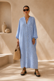 Dana Oversized Linen Maxi Dress