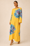 Talia Floral Kaftan Dress