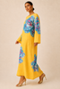 Talia Floral Kaftan Dress