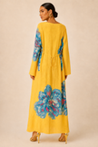 Talia Floral Kaftan Dress