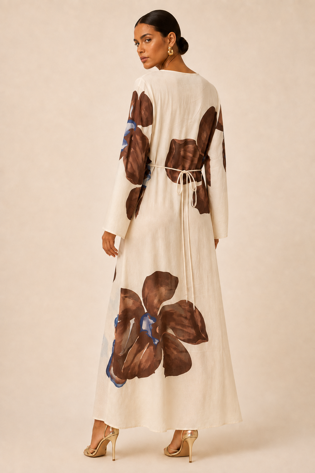 Talia Floral Kaftan Dress