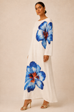 Talia Floral Kaftan Dress