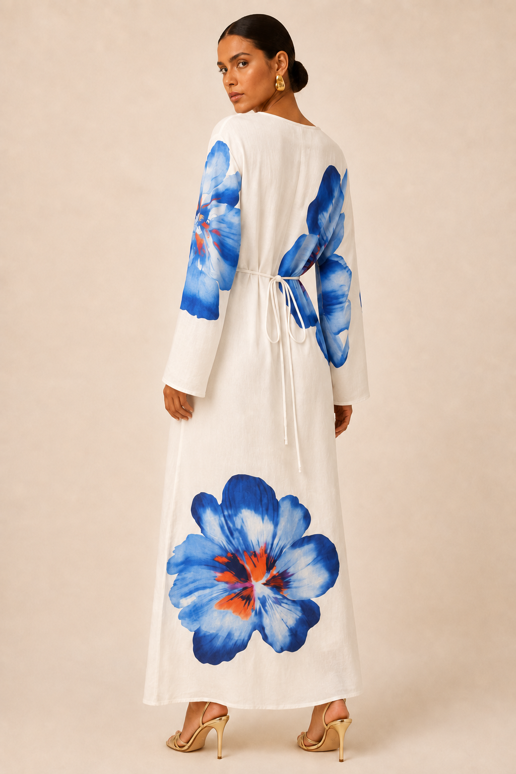 Talia Floral Kaftan Dress