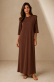 Léna Shoulder-Pad T-Shirt Dress