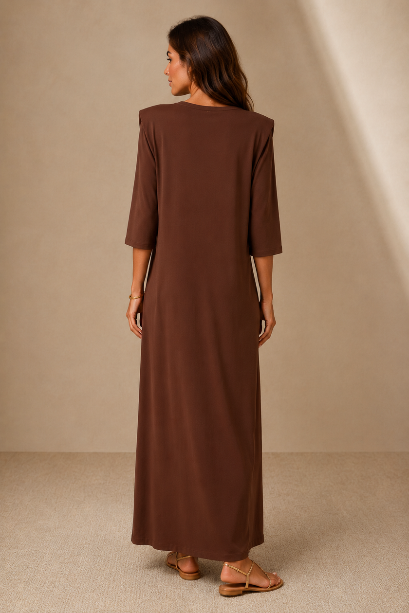 Léna Shoulder-Pad T-Shirt Dress